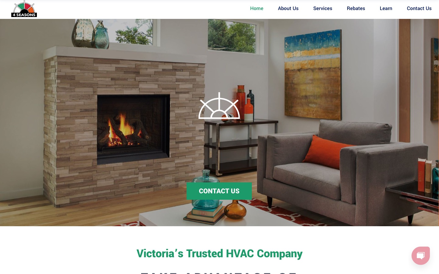 The current homepage